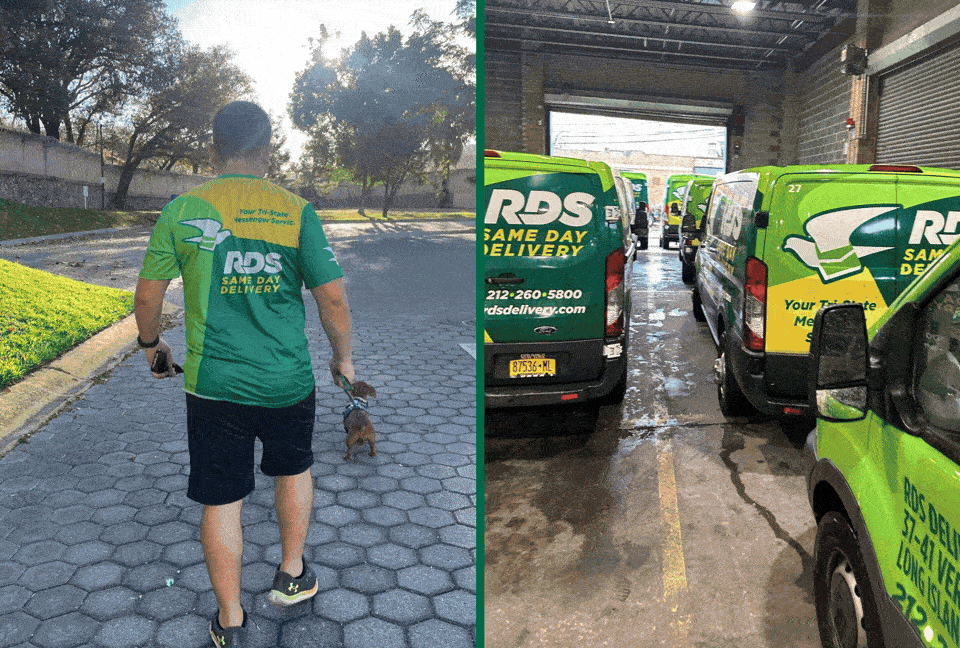 Same-day delivery logistics supported by warehousing and distribution